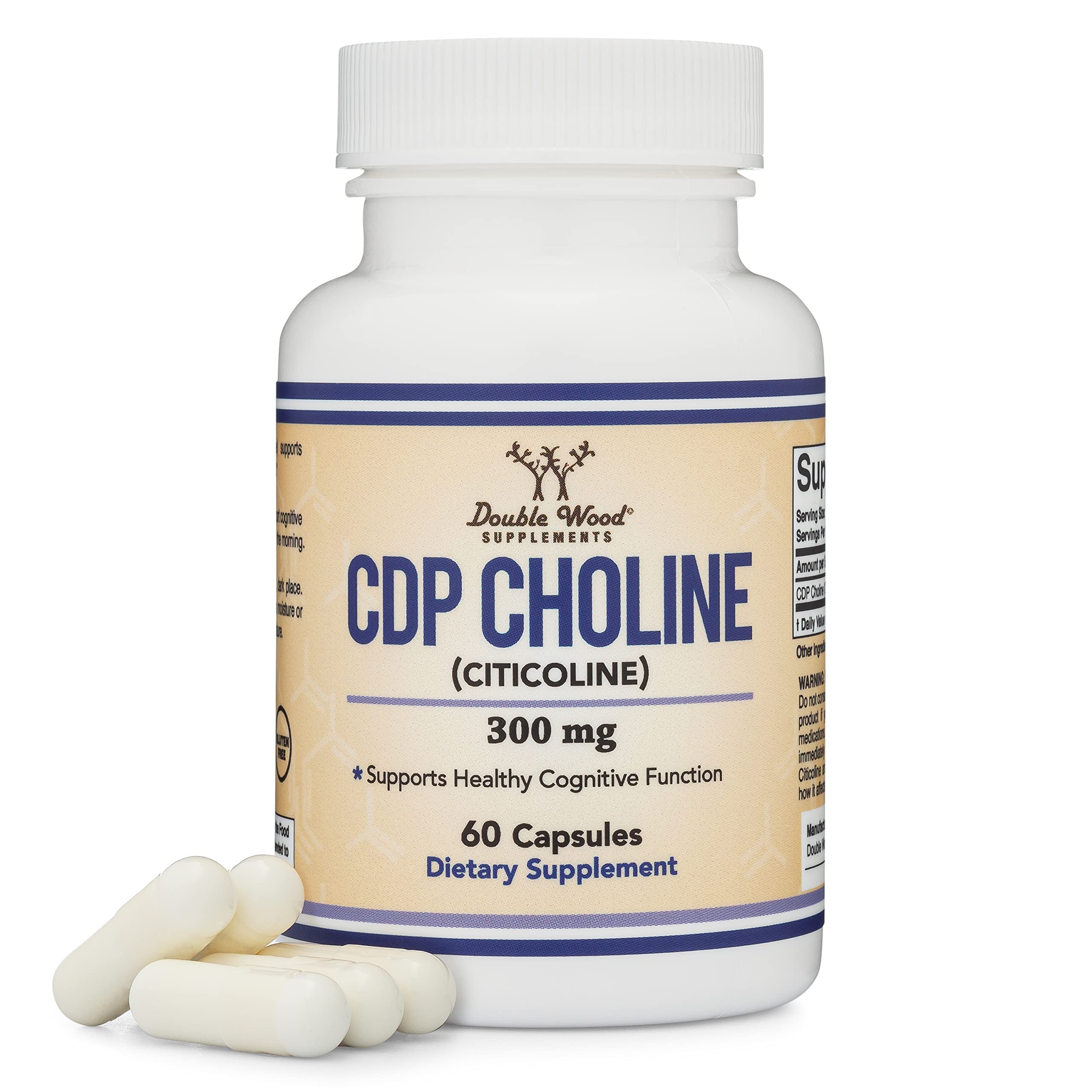 Foto 2 pulgar | Suplemento Double Wood Supplements CDP Colina 300 mg - Venta Internacional