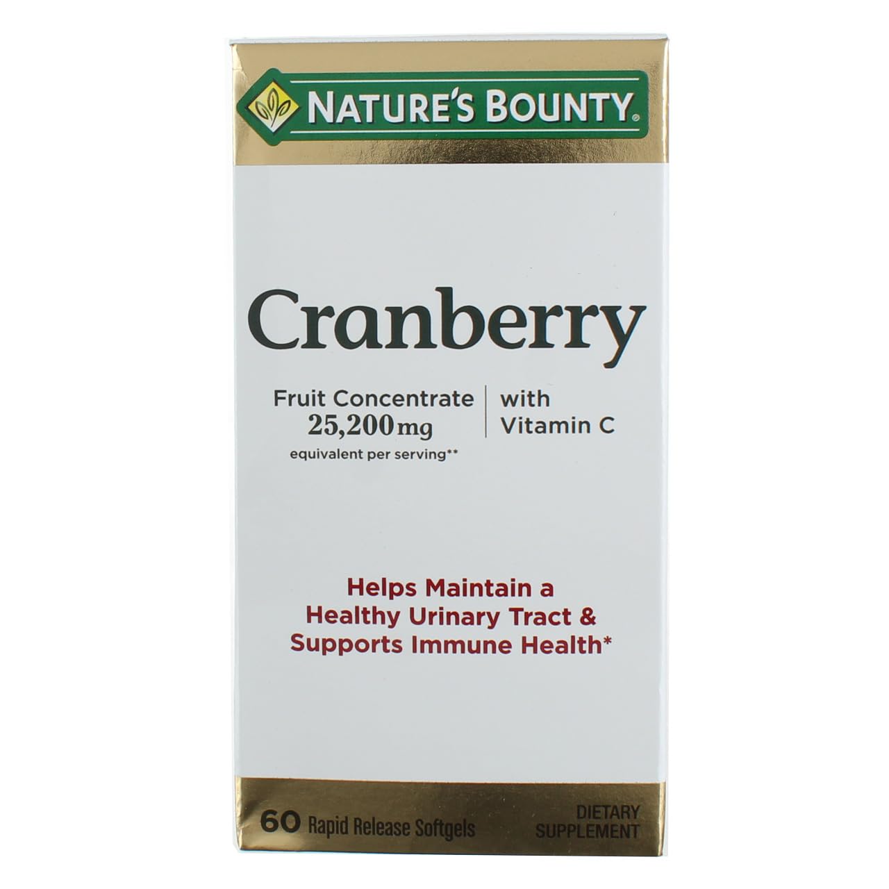 Foto 2 pulgar | Suplemento Nature's Bounty Cranberry 60 Cápsulas Blandas X 4 - Venta Internacional