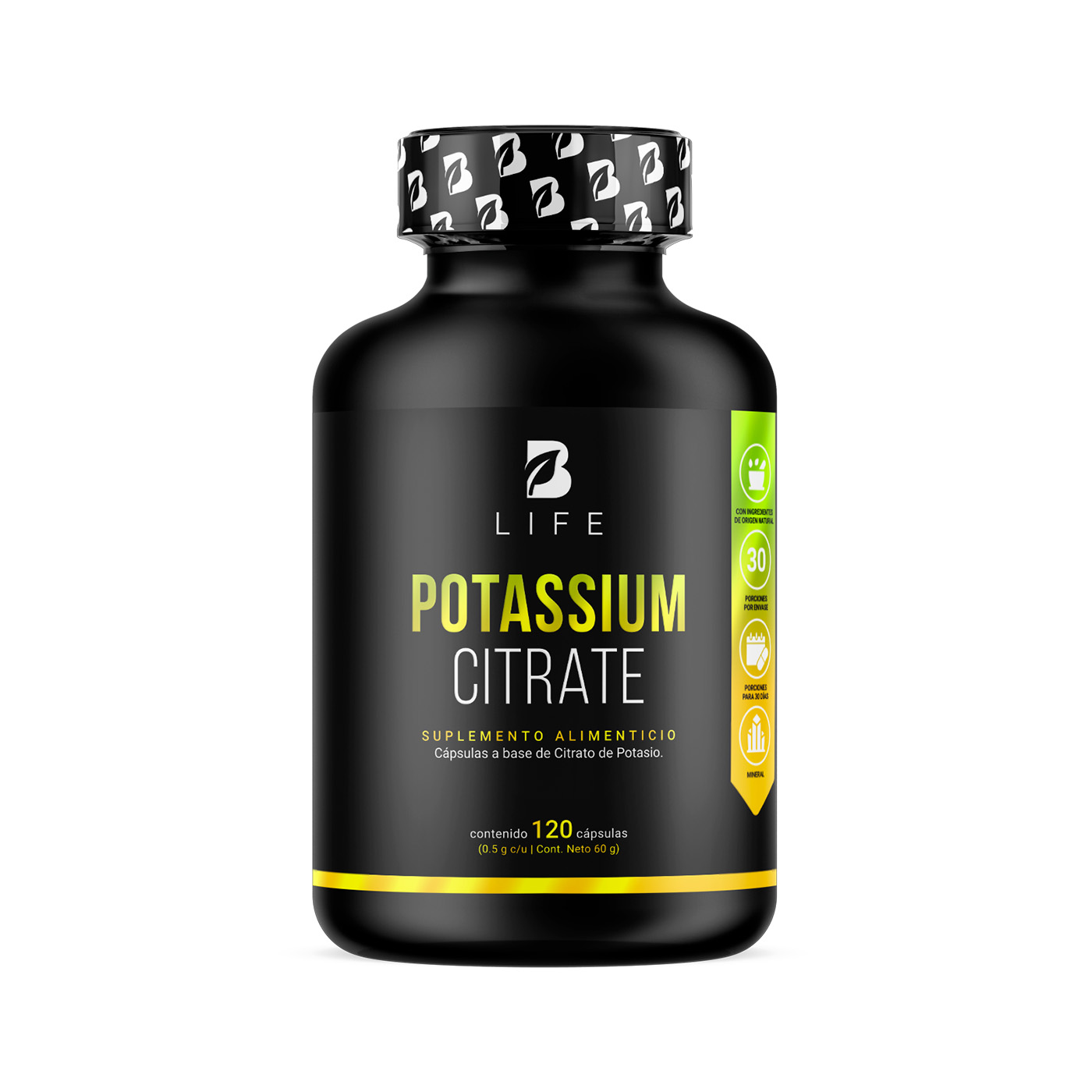 Foto 1 | Suplemento B Life Potassium Citrate de 120 Cápsulas