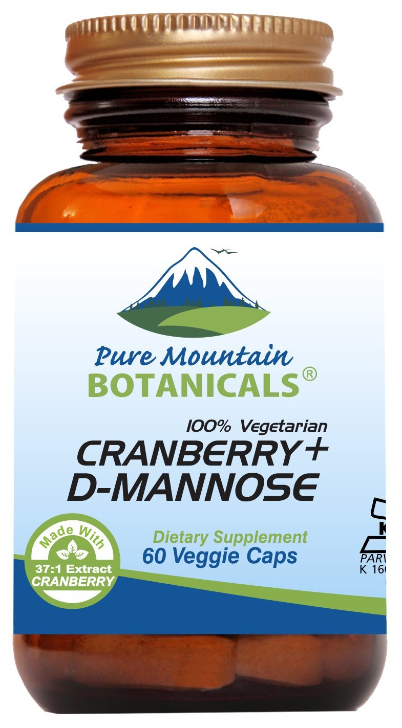 Foto 2 pulgar | Suplemento Pure Mountain Botanicals Arándano D Manosa 1000 Mg - Venta Internacional