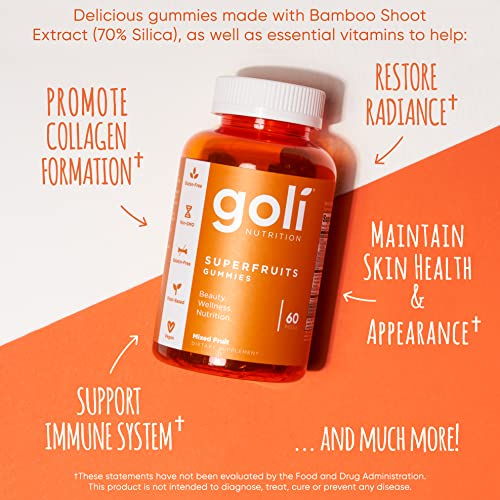 Foto 3 pulgar | Gomitas de Vitamina Goli Superfruits Beauty Veganas 300 Unidades - Venta Internacional