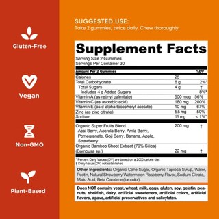 Foto 4 | Gomitas de Vitamina Goli Superfruits Beauty Veganas 300 Unidades - Venta Internacional