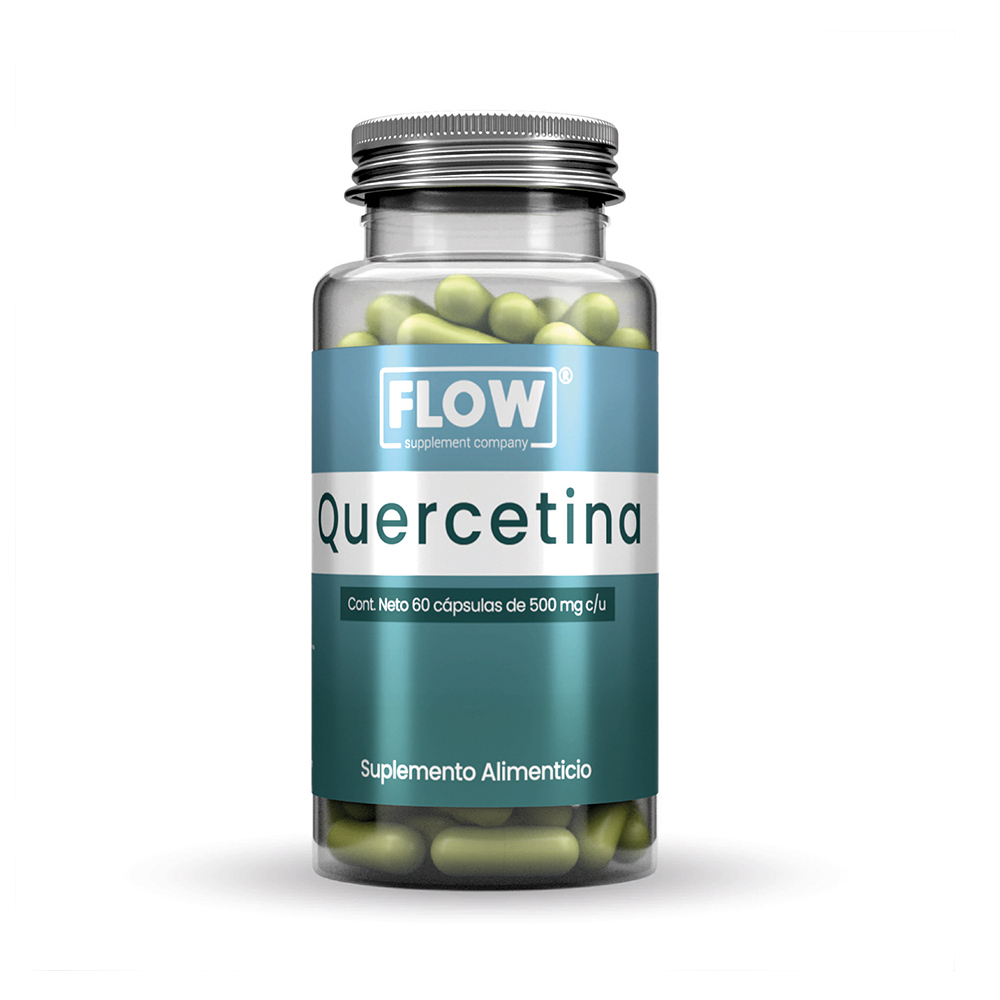 Flow Vitaminas Minerales y Suplementos -60 Cápsulas de Quercetina 500 mg