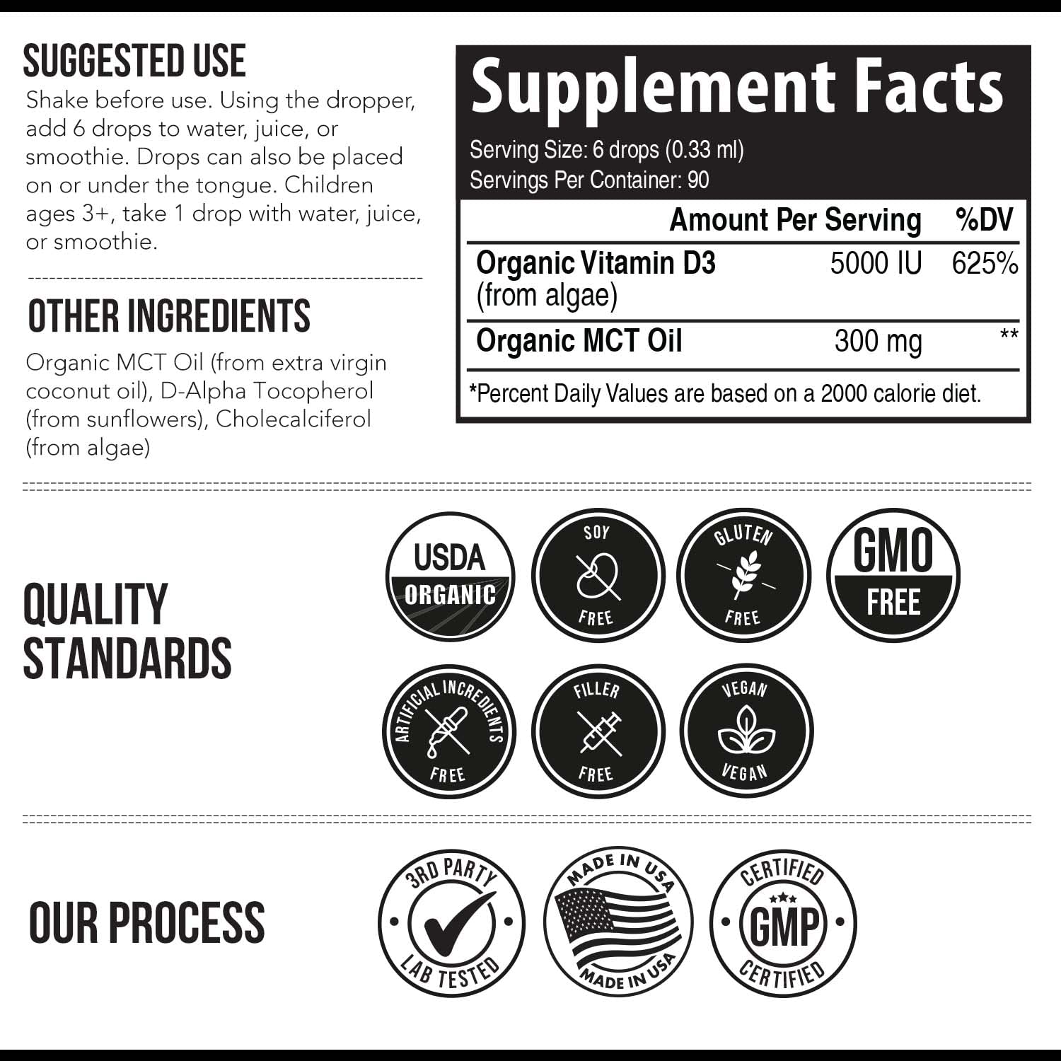 Foto 8 pulgar | Vitamina D3 Triquetra Health en Gotero Plant-d3 Orgánica 5000 Iu - Venta Internacional