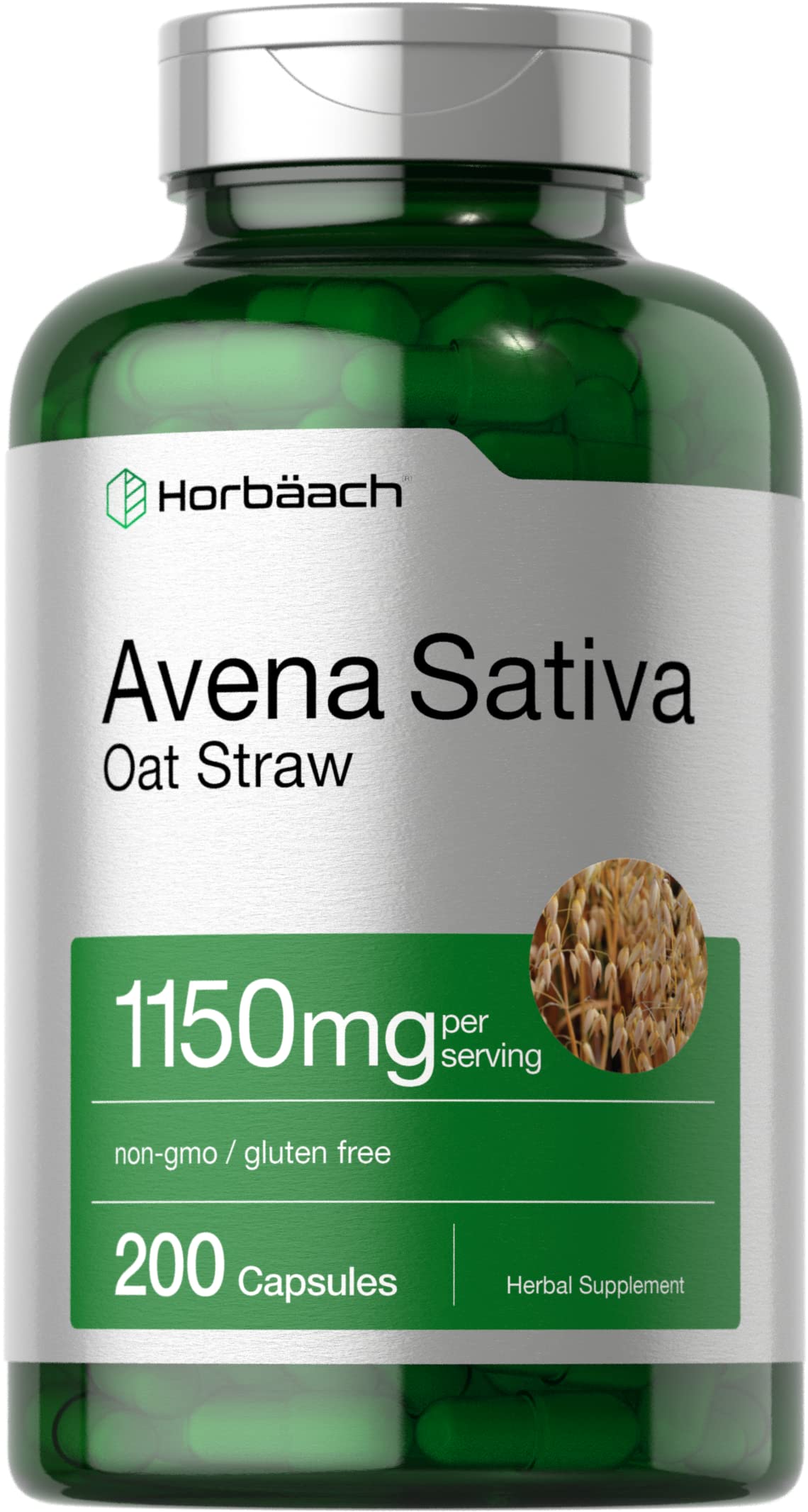 Foto 2 pulgar | Suplemento de Extracto de Horbaach Avena Sativa 150 Mg 200 Cápsulas - Venta Internacional
