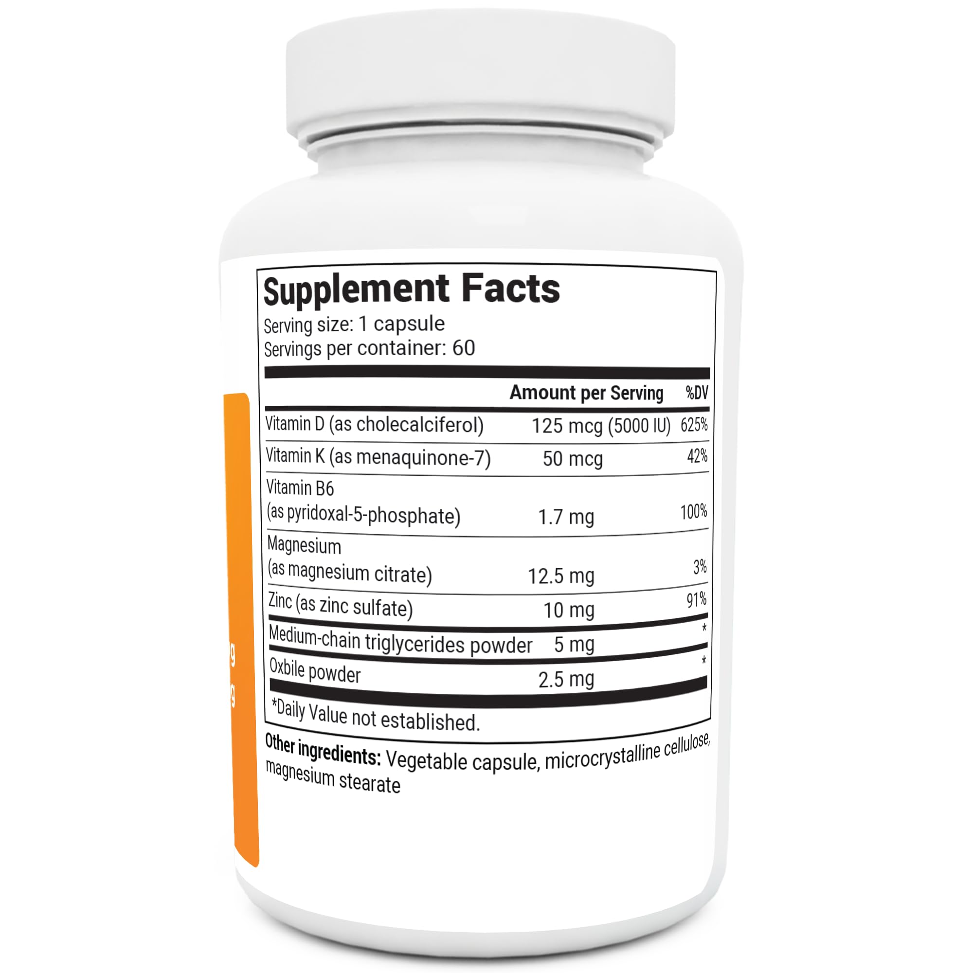 Foto 3 pulgar | Suplemento Dr. Berg De Vitamina D3 K2 de 5000 Ui con Aceite Mct 60 Cápsulas - Venta Internacional