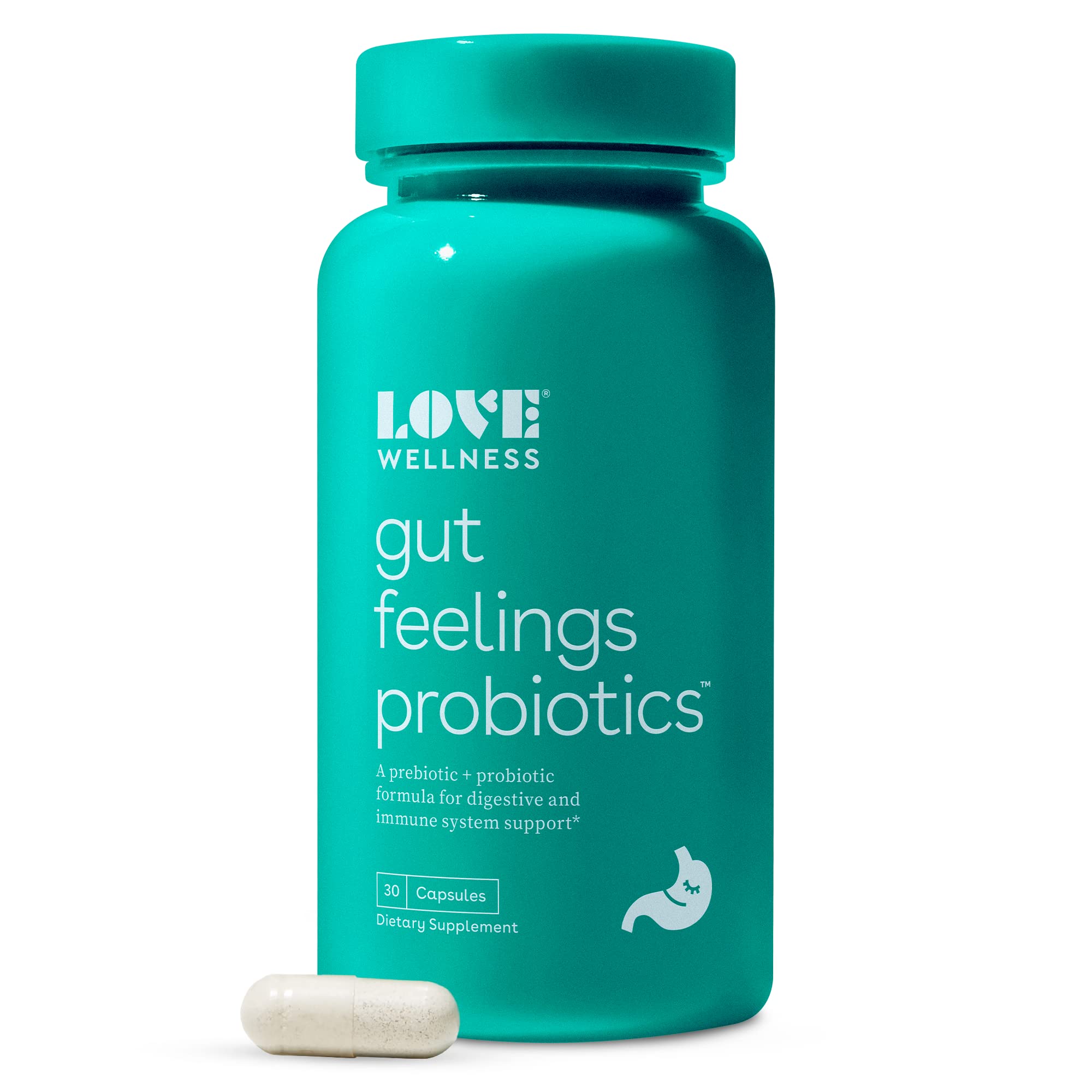 Foto 1 | Suplemento Probiótico Love Wellness Gut Feelings 30 Cápsulas - Venta Internacional