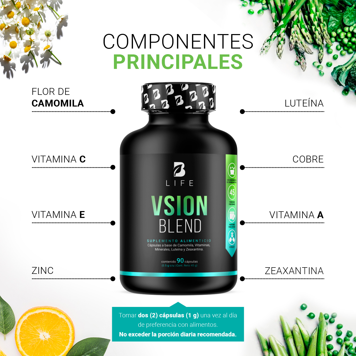 Foto 4 pulgar | Vsion Blend B Life - Cápsulas para el Bienestar de tu Visión