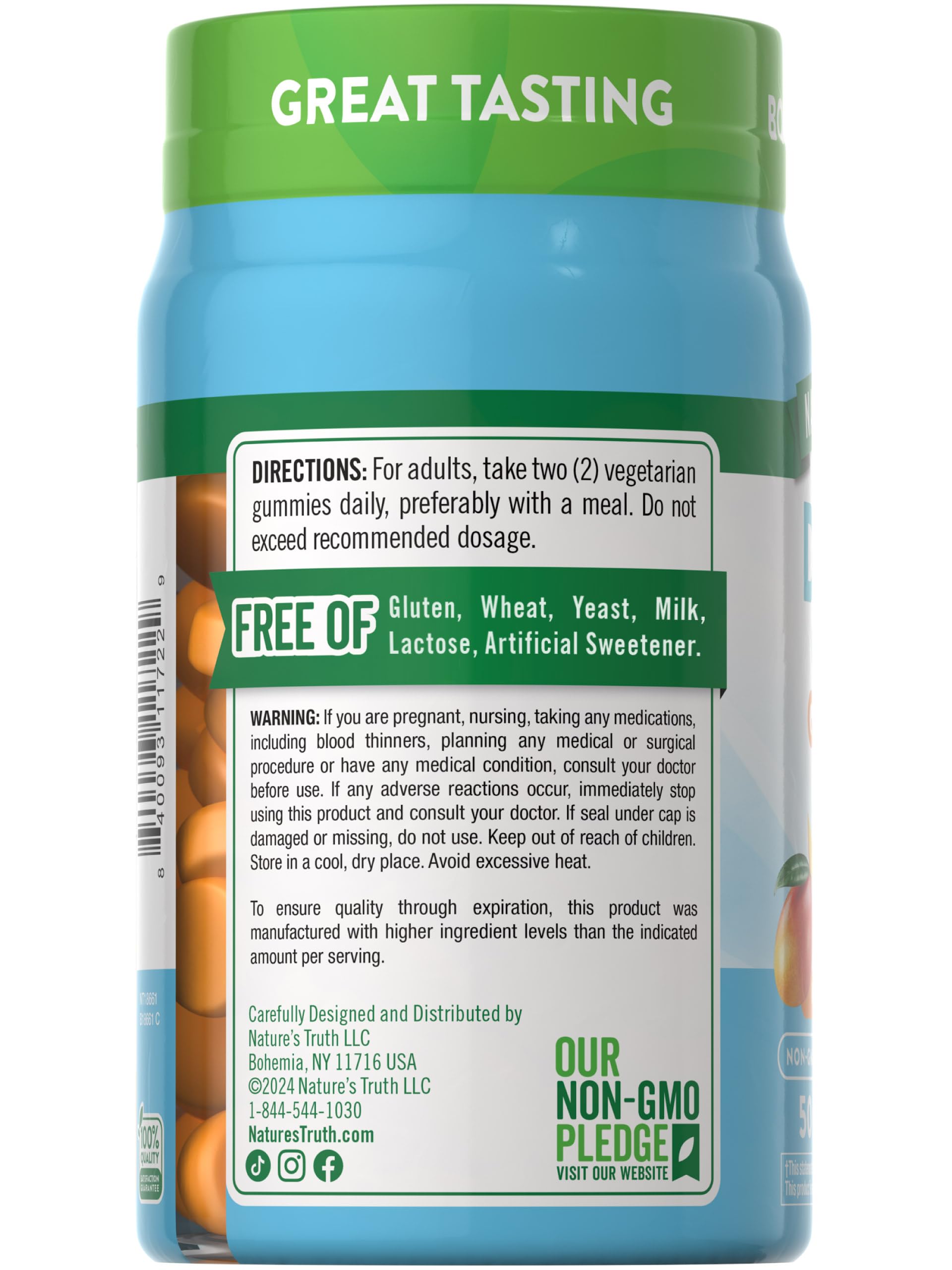 Foto 7 | Suplemento de Gomitas Nature's Truth con Vitamina K2 + D3 50 Piezas - Venta Internacional
