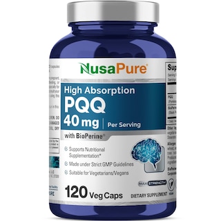 Foto 1 | Suplemento Nusapure Pqq 40 mg 120 Cápsulas Vegetarianas Sin Ogm - Venta Internacional