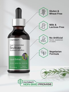 Foto 5 | Suplemento Horbäach Extracto Líquido de Hierbas Scullcap 60 ml - Venta Internacional