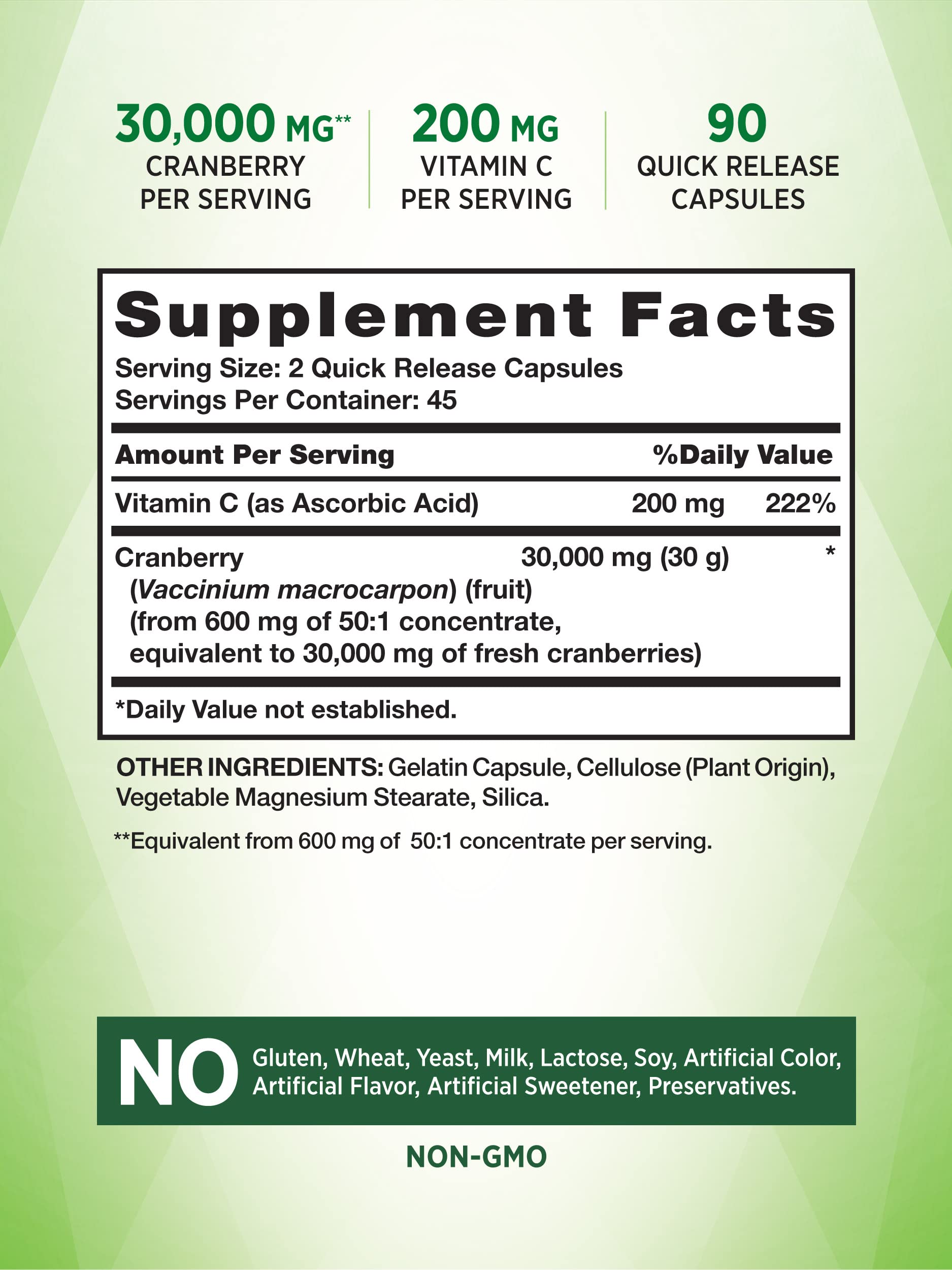 Foto 3 pulgar | Suplemento de Concentrado de Arándanos Nature's Truth De 30000 Mg - Venta Internacional