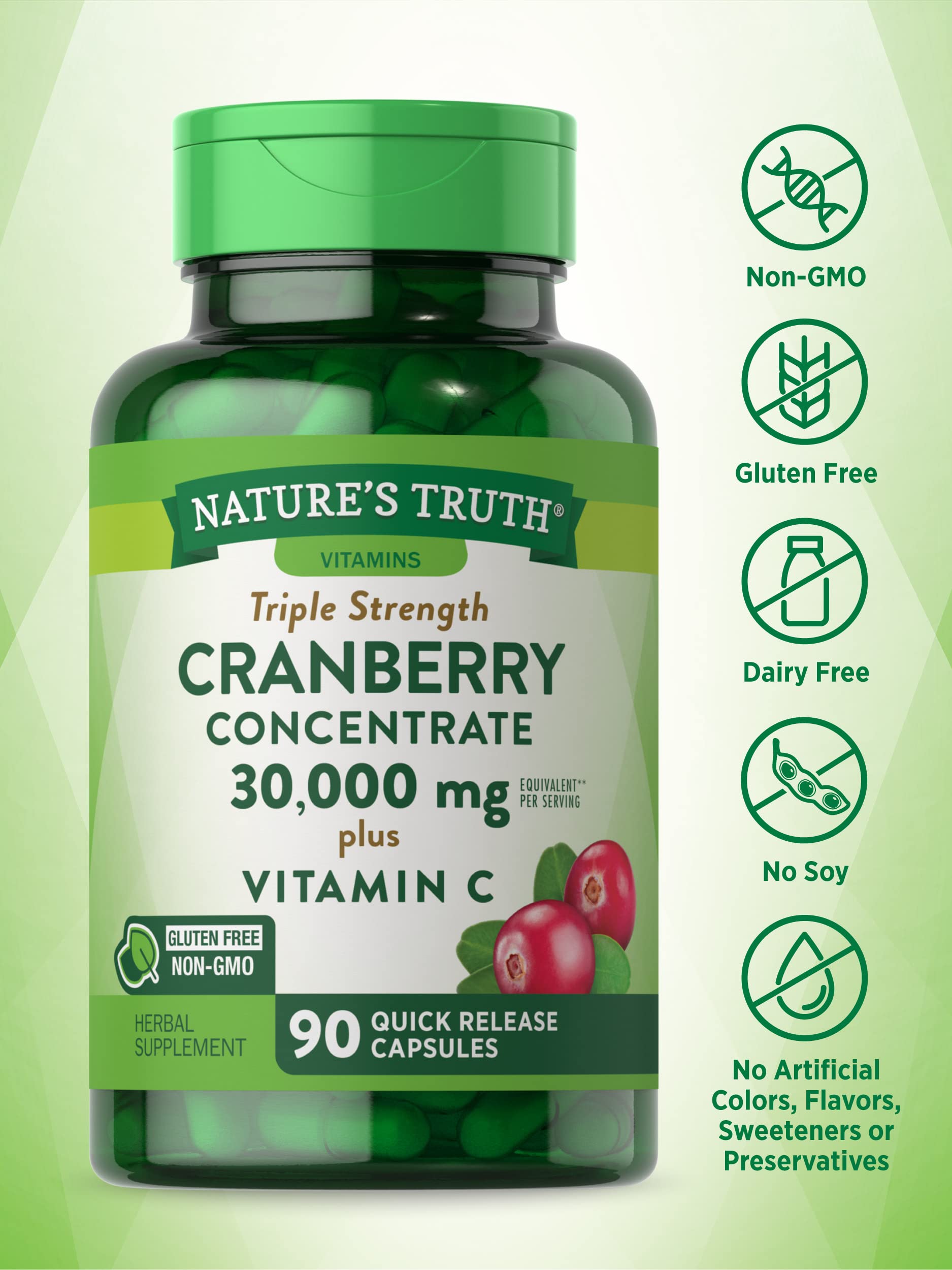 Foto 3 | Suplemento de Concentrado de Arándanos Nature's Truth De 30000 Mg - Venta Internacional