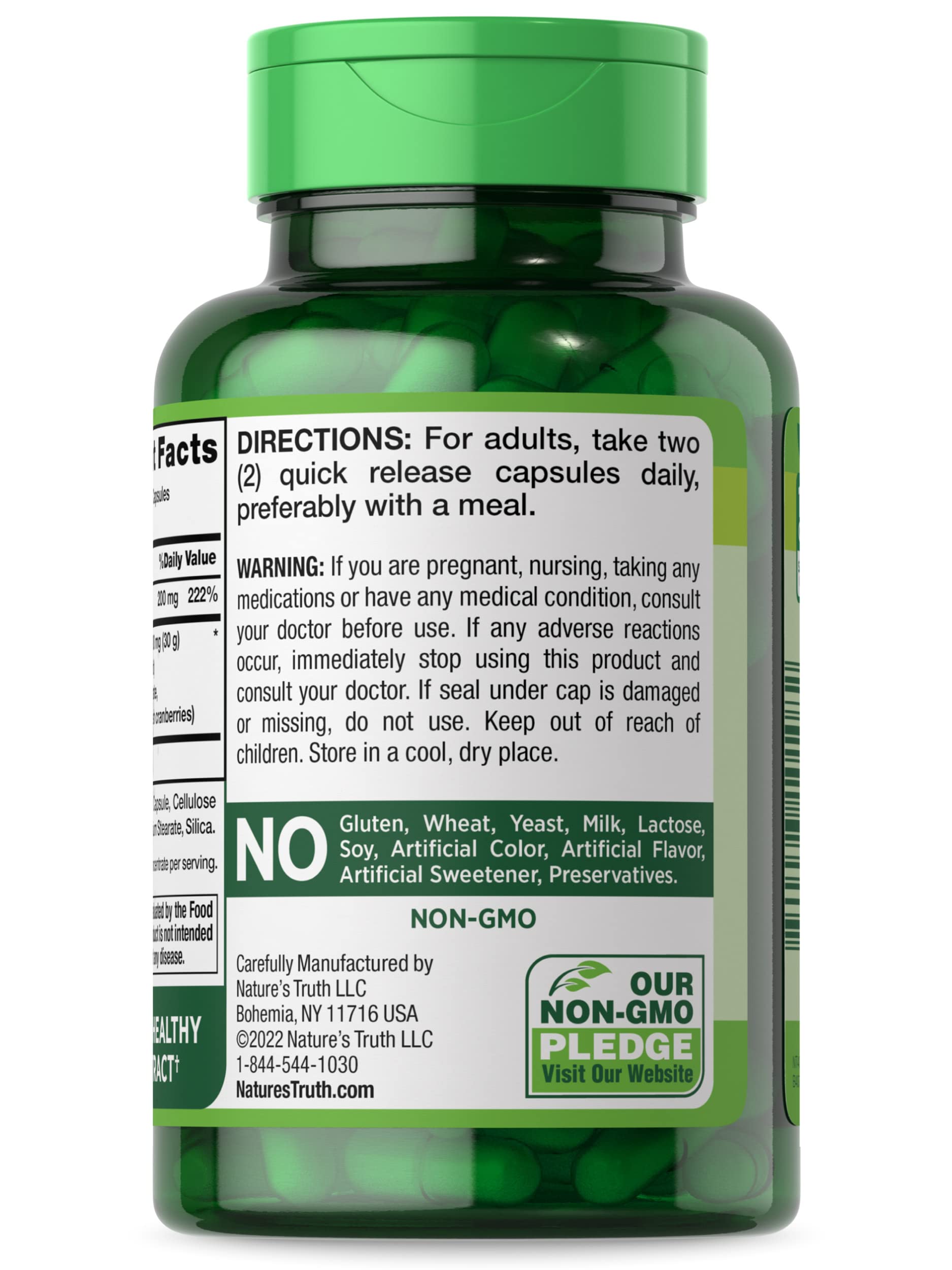 Foto 8 pulgar | Suplemento de Concentrado de Arándanos Nature's Truth De 30000 Mg - Venta Internacional