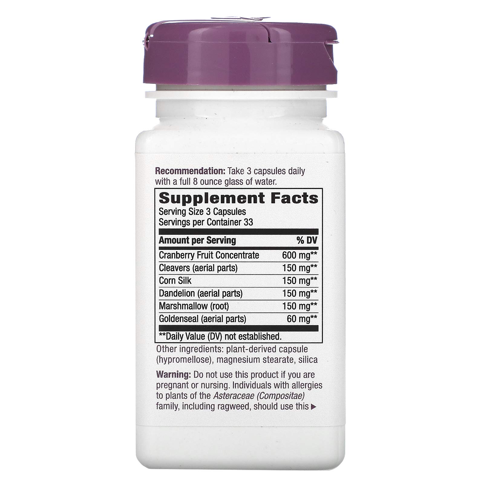 Foto 3 pulgar | Suplemento Nature's Way Urinary Formula de 1.260 Mg - Venta Internacional