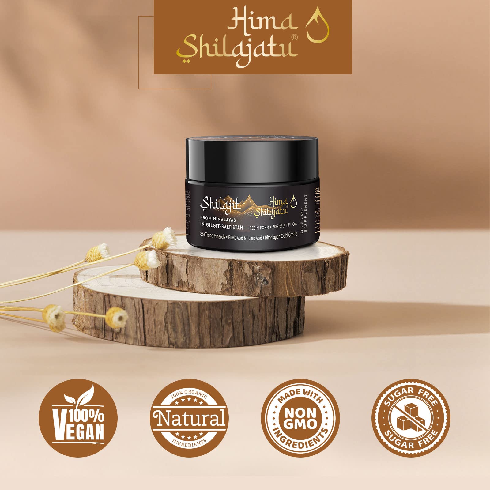 Foto 6 pulgar | Suplemento de Resina Hima Shilajatu Shilajit Grado Dorado 30 G X 3 - Venta Internacional