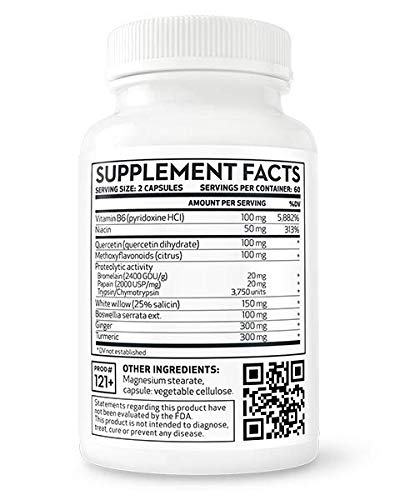 Foto 8 pulgar | Suplemento Vitamínico Antiinflamatorio Inflamax Plus 120 cápsulas - Venta Internacional