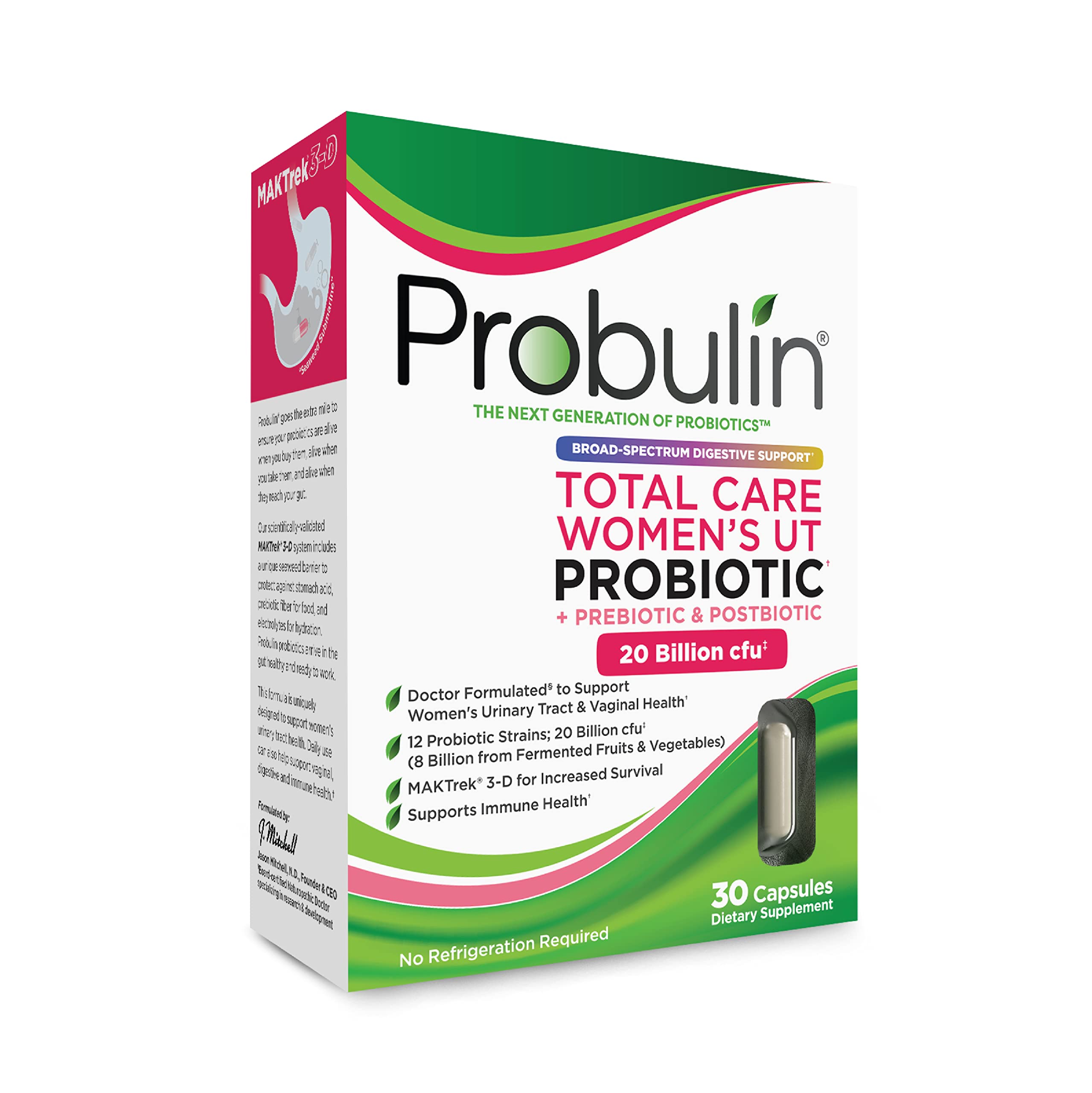 Foto 2 pulgar | Suplemento Probulin Total Care Women's Ut 30 Cápsulas Veganas - Venta Internacional