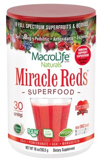 Foto 1 | Suplemento Macrolife Naturals Miracle Reds 30 Porciones 300 Ml - Venta Internacional