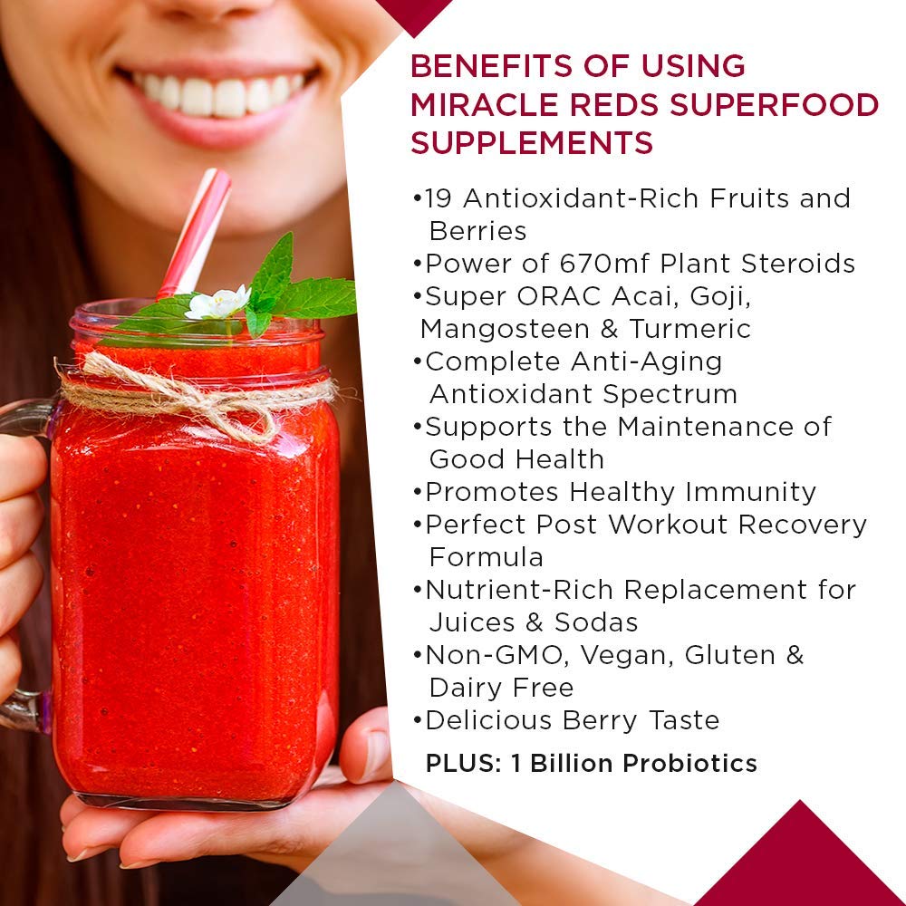 Foto 5 pulgar | Suplemento Macrolife Naturals Miracle Reds 30 Porciones 300 Ml - Venta Internacional