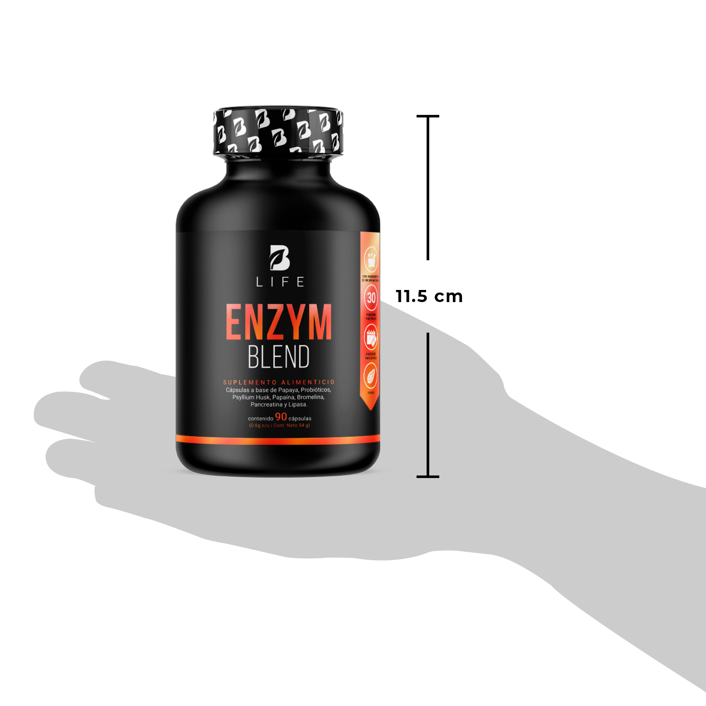 Foto 6 pulgar | Enzym Blend B Life 90 Cápsulas