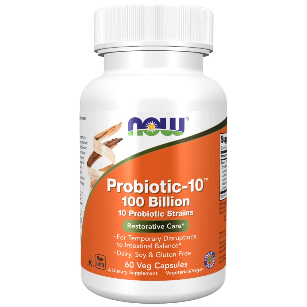 Foto 2 pulgar | Suplemento Now Probiotic-10 de 100 Mil Millones de Cápsulas Vegetarianas - Venta Internacional