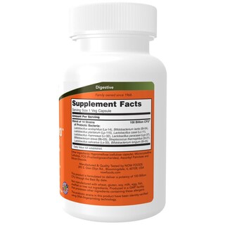 Foto 2 | Suplemento Now Probiotic-10 de 100 Mil Millones de Cápsulas Vegetarianas - Venta Internacional