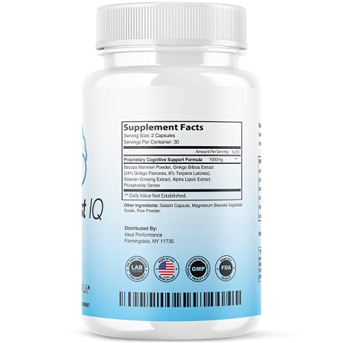 Foto 3 pulgar | Suplemento Ideal Performance Neuro Boost IQ 60 Cápsulas - Venta Internacional