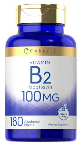 Foto 2 pulgar | Suplemento Carlyle de Vitamina B2 100 Mg 180 Comprimidos - Venta Internacional.