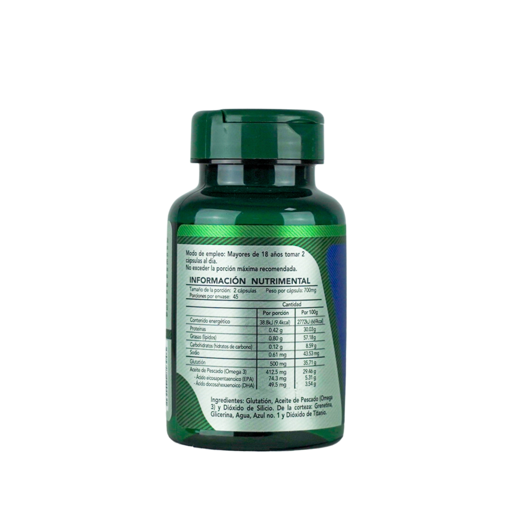 Foto 3 pulgar | Glutation + Omega 3 Herbalia Lab