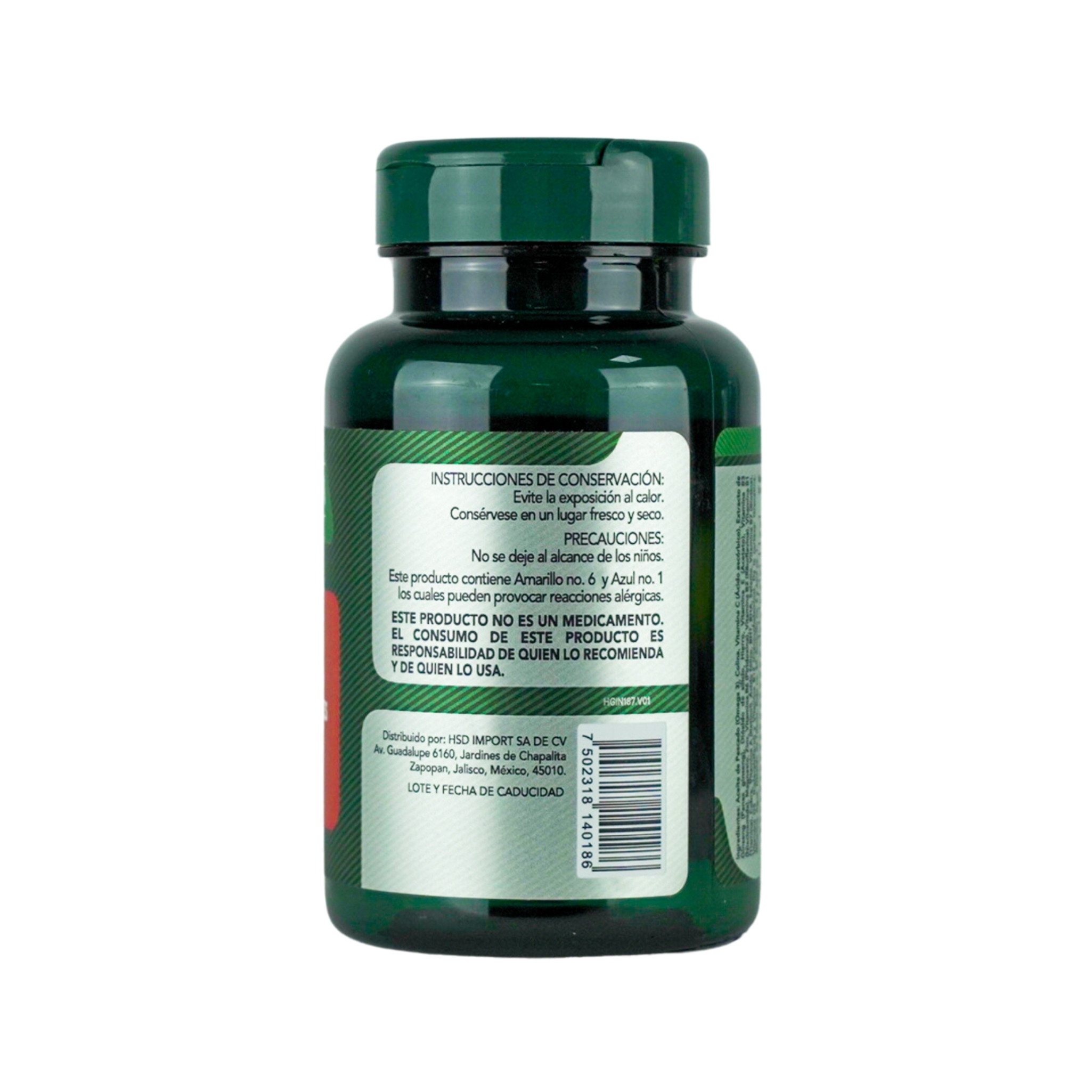 Foto 4 pulgar | Glutation + Omega 3 Herbalia Lab