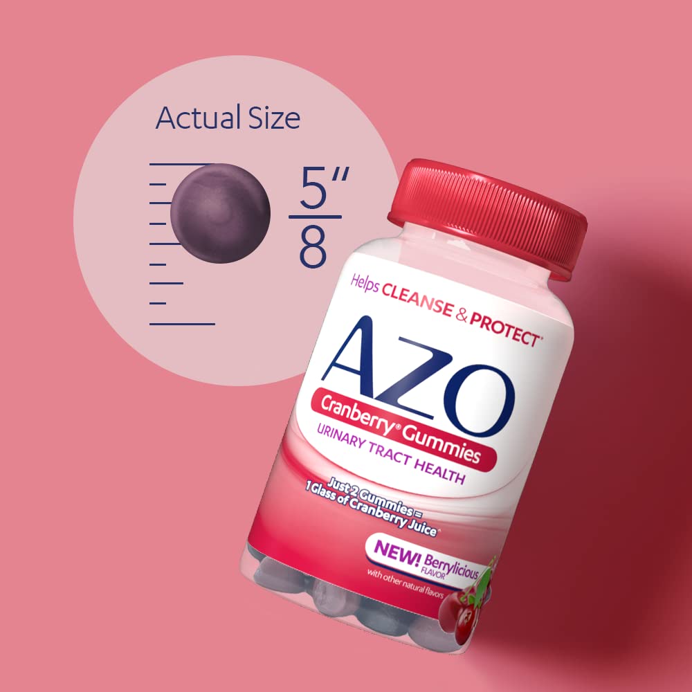 Foto 5 pulgar | Suplemento Azo Cranberry de 40 Gomitas-Venta Internacional