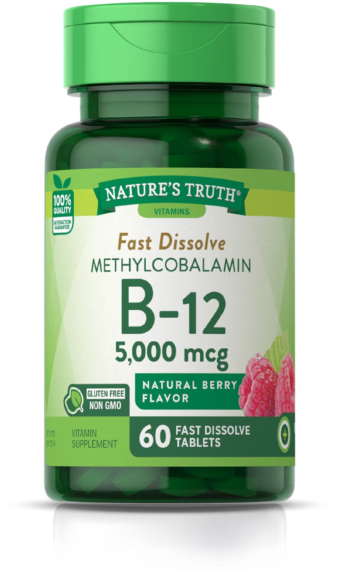 Foto 2 pulgar | Suplemento de Vitamina B12 De Nature's Truth, 5000 Mcg 60 Tabletas - Venta Internacional