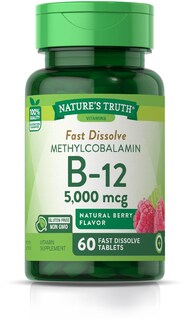 Foto 1 | Suplemento de Vitamina B12 De Nature's Truth, 5000 Mcg 60 Tabletas - Venta Internacional
