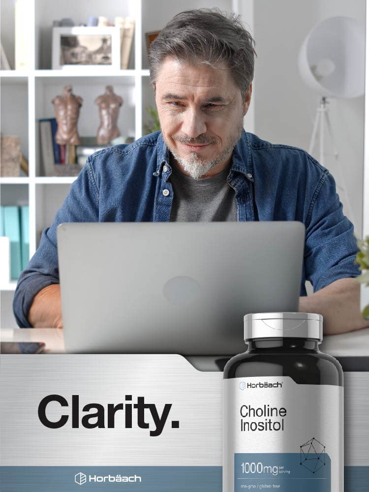 Foto 7 pulgar | Suplemento Horbaach Choline Inositol 1000 Mg 200 Cápsulas - Venta Internacional