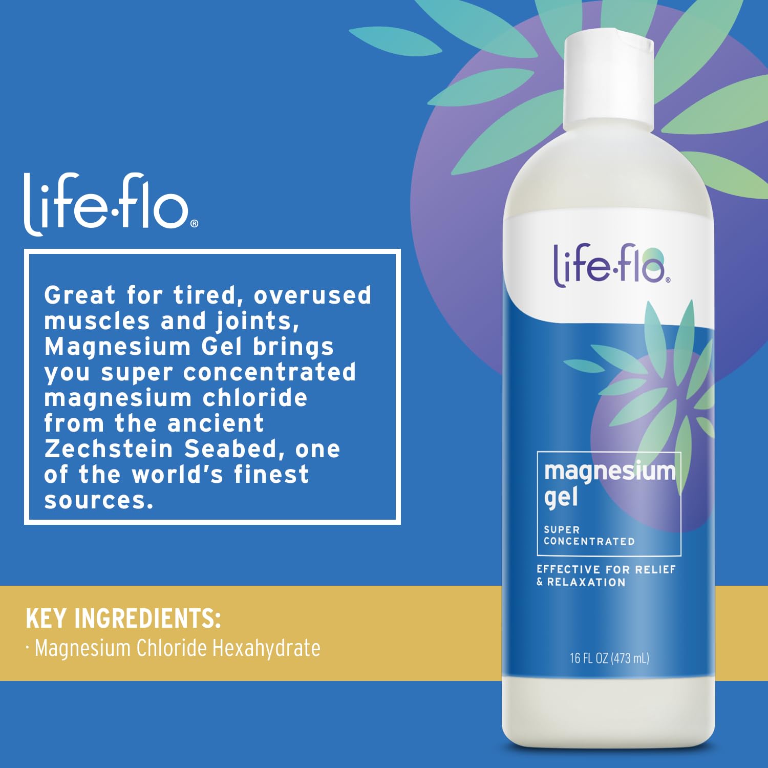 Foto 3 pulgar | Gel Life-flo Cloruro de Magnesio Puro 473 ml - Venta Internacional