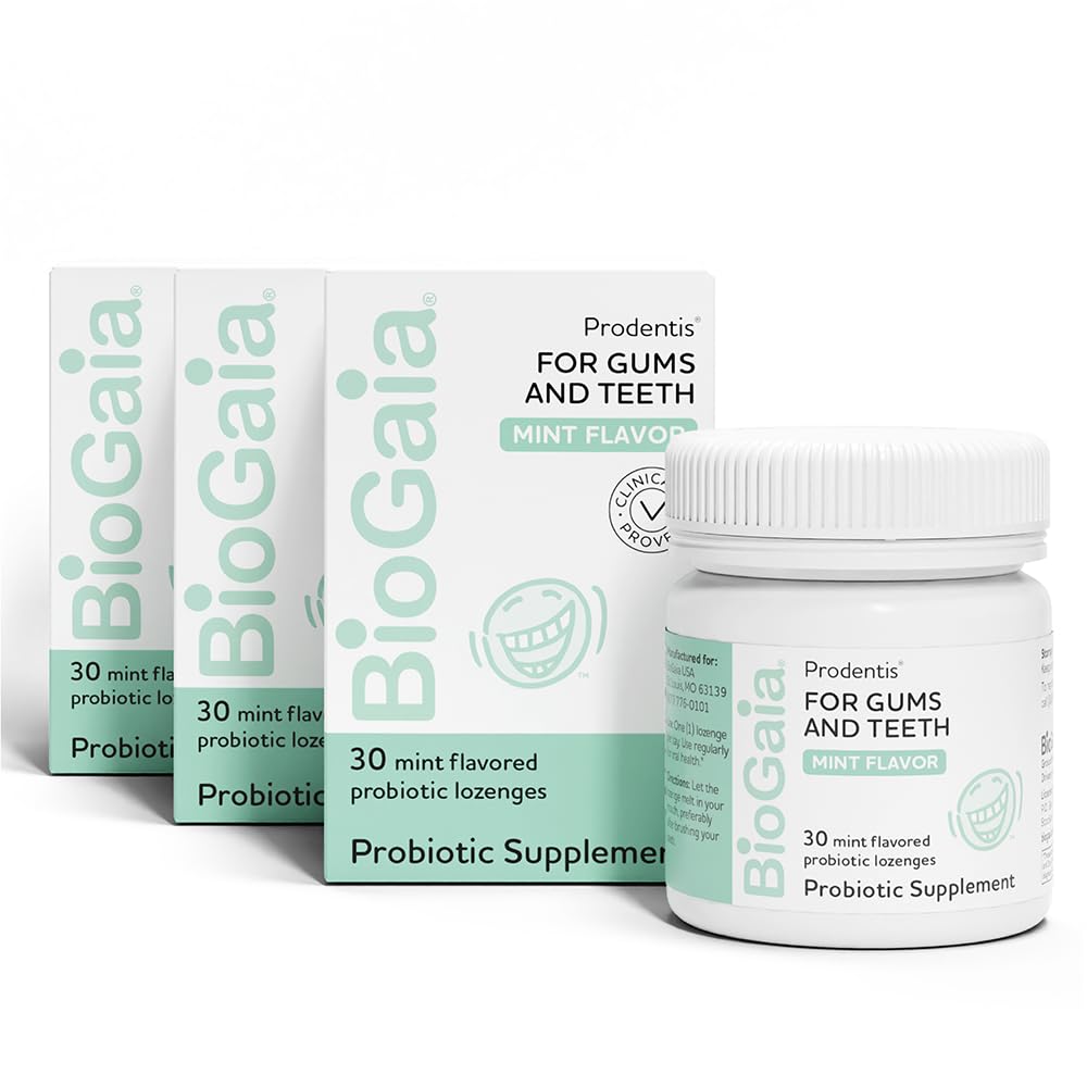 Foto 2 pulgar | Pastillas de Menta con Probióticos Dentales BioGaia Prodentis 3 Frascos con 30 Piezas C/U - Venta Internacional