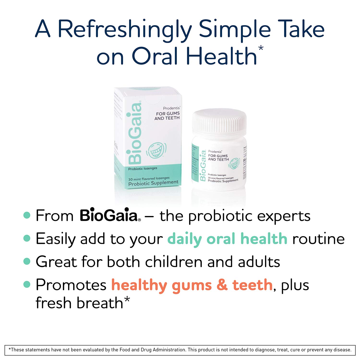 Foto 5 pulgar | Pastillas de Menta con Probióticos Dentales BioGaia Prodentis 3 Frascos con 30 Piezas C/U - Venta Internacional