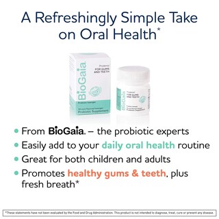 Foto 4 | Pastillas de Menta con Probióticos Dentales BioGaia Prodentis 3 Frascos con 30 Piezas C/U - Venta Internacional