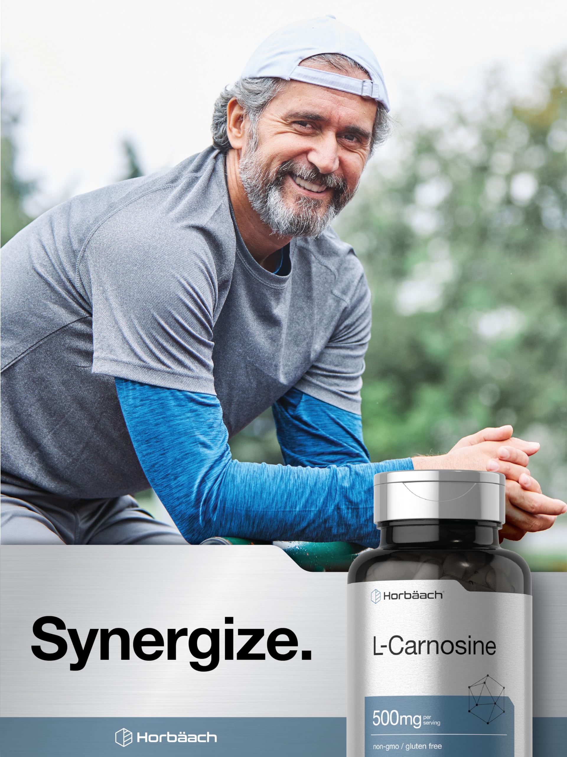 Foto 7 | Suplemento Horbaach L Carnosina 500 mg 120 Cápsulas - Venta Internacional