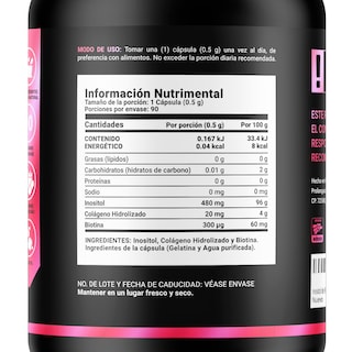 Foto 2 | Suplemento B Life Myo Inositol de 90 Cápsulas