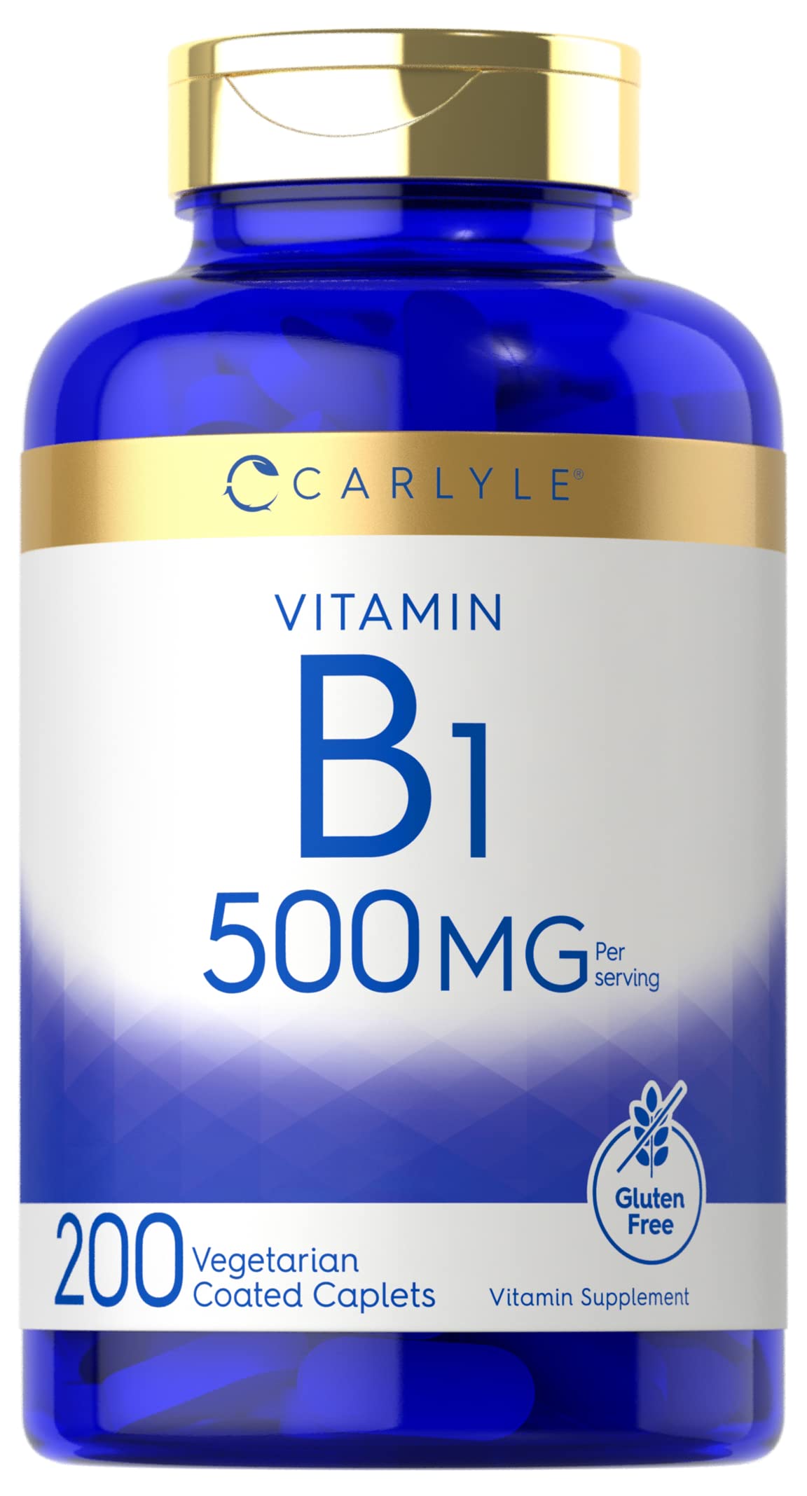 Foto 2 pulgar | Suplemento Carlyle de Vitamina B1 500 Mg 200 Cápsulas - Venta Internacional