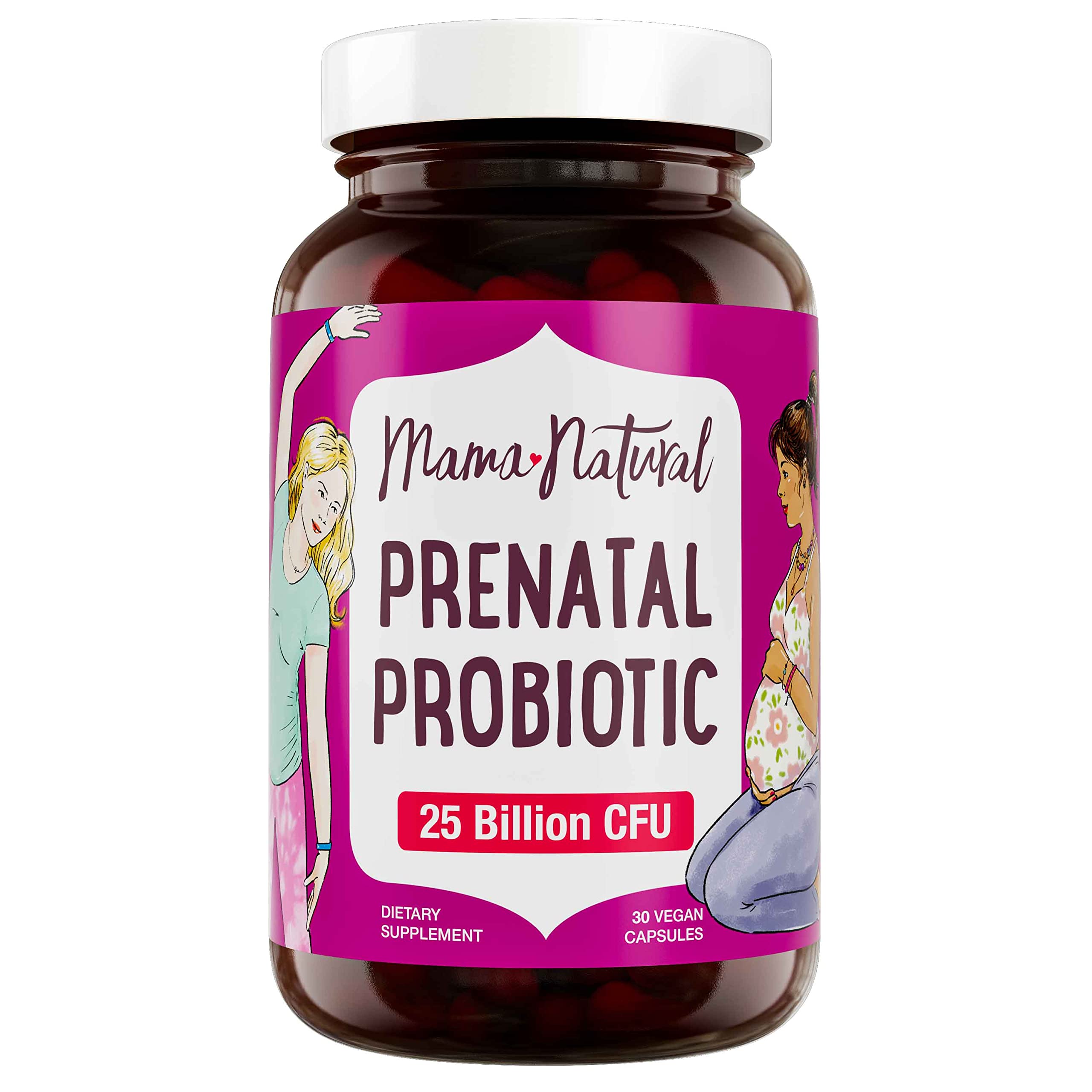 Foto 7 pulgar | Probióticos Prenatales Mama Natural 30 Cápsulas Veganas 25 g de CFU - Venta Internacional