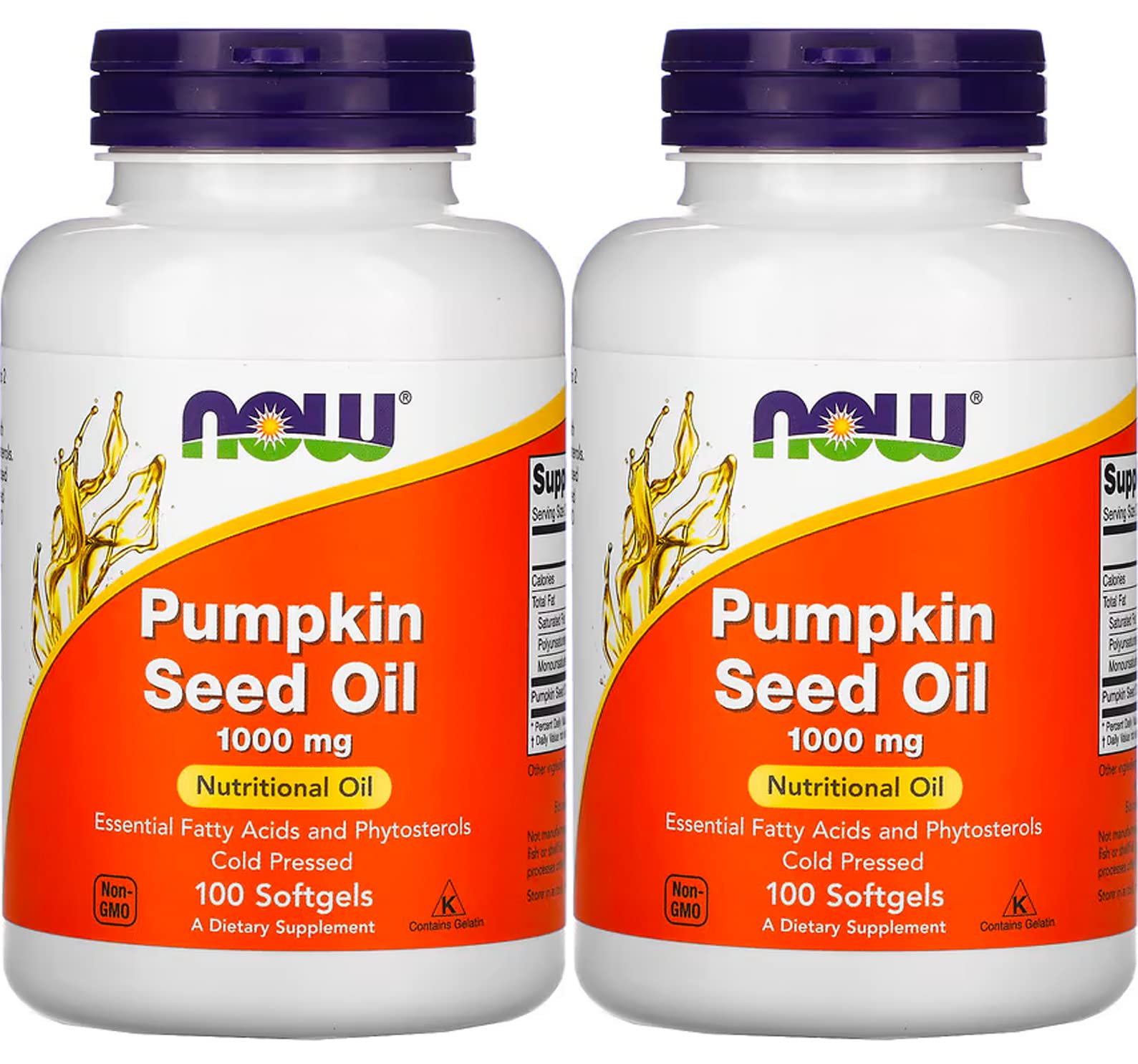 Foto 2 pulgar | Aceite de Semillas de Calabaza Supplement Now Foods 1000 mg Geles Blandos - Venta Internacional