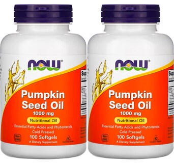 Foto 1 | Aceite de Semillas de Calabaza Supplement Now Foods 1000 mg Geles Blandos - Venta Internacional