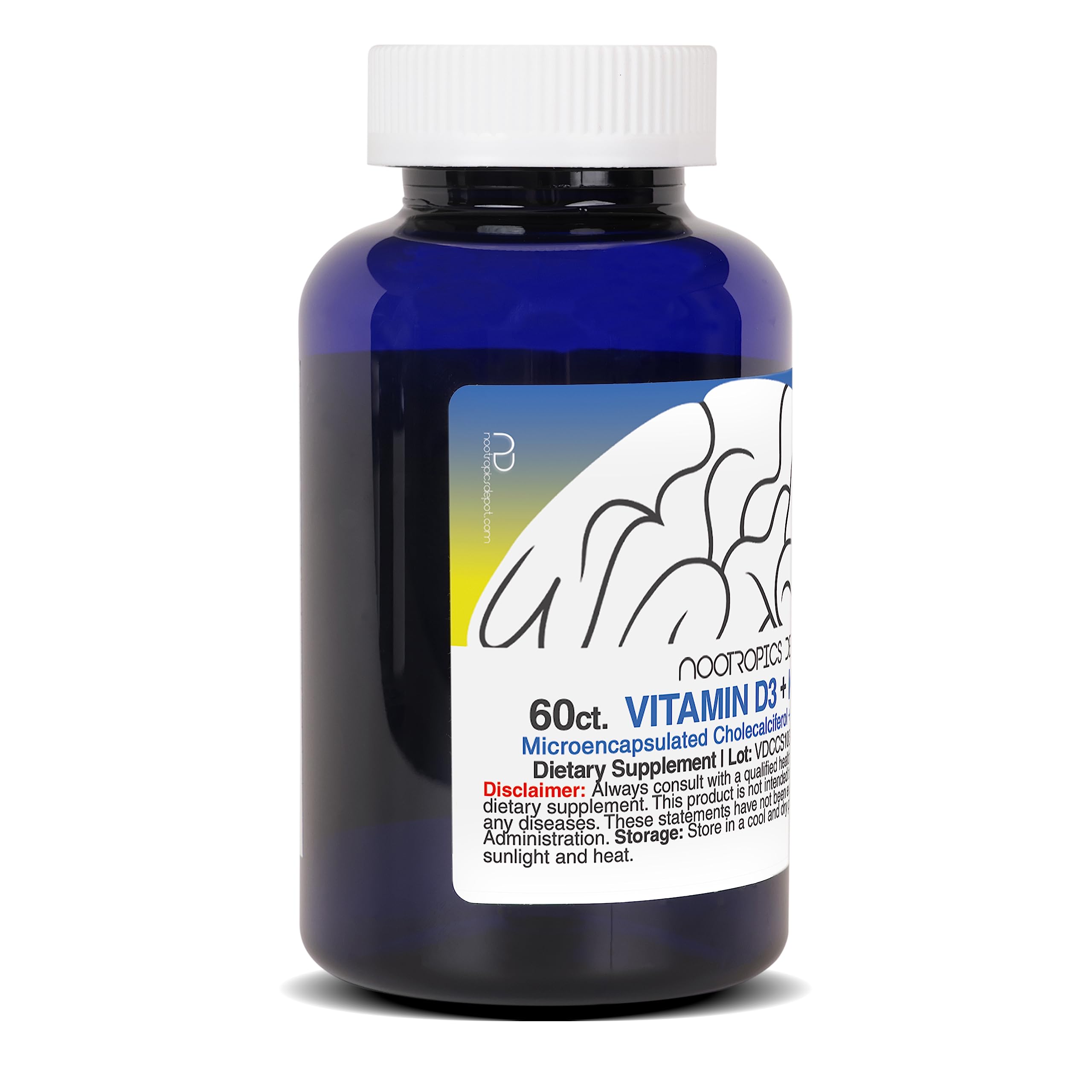 Foto 5 pulgar | Suplemento Nootropics Depot de Vitamina D3 + K2 con Vitamina C - Venta Internacional