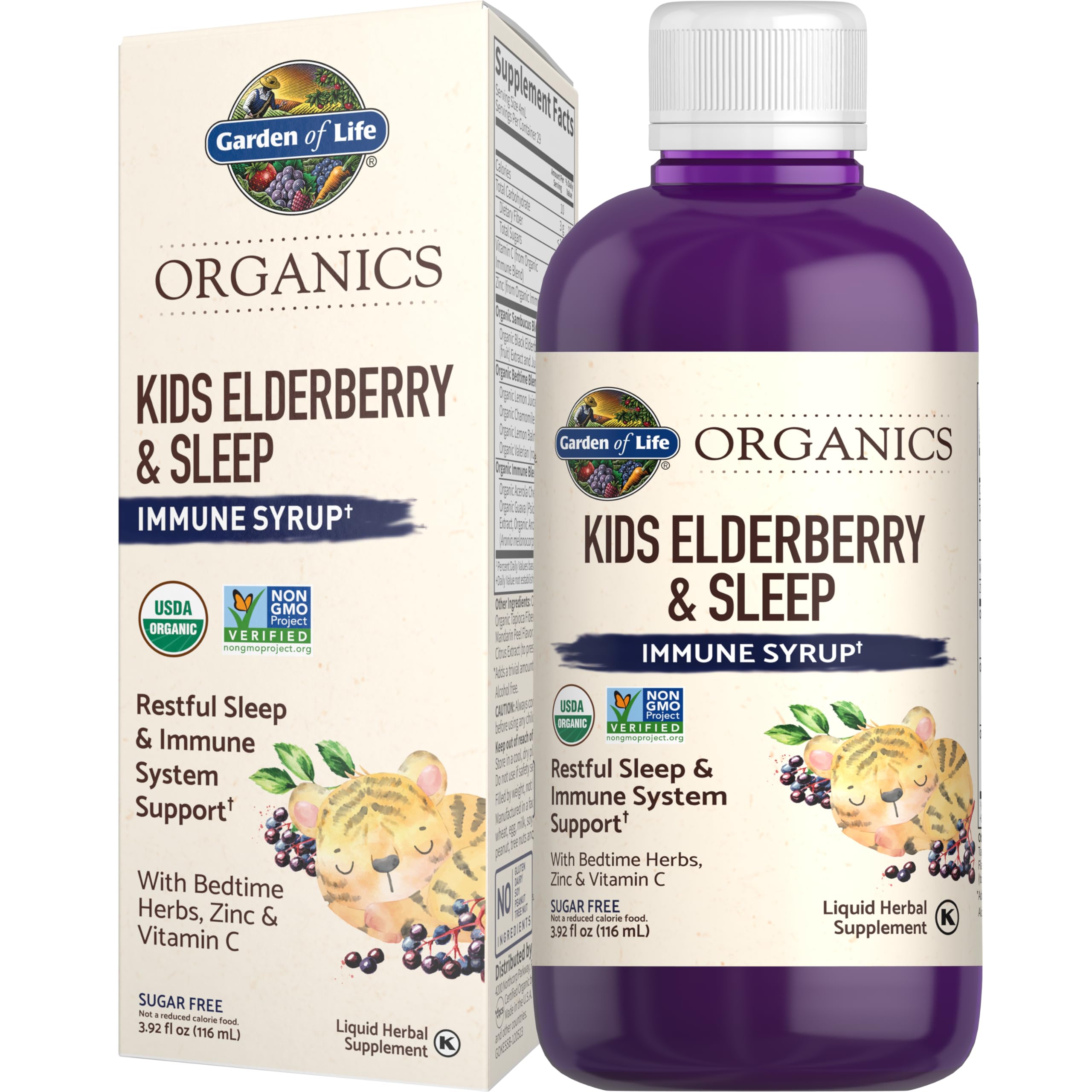 Foto 2 pulgar | Suplemento para el Apoyo Inmunológico de la Baya del Saúco de Garden Of Life Organics - Venta Internacional