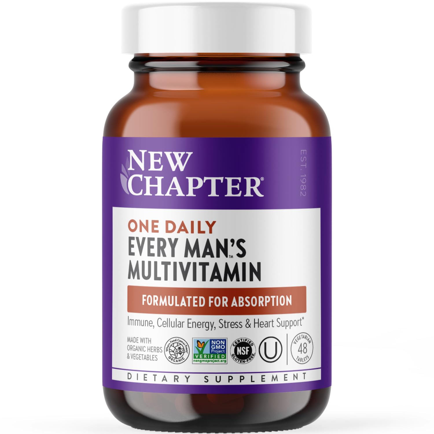 Foto 2 pulgar | Multivitamínico New Chapter Every Man's One Daily 48 Unidades para Hombres - Venta Internacional