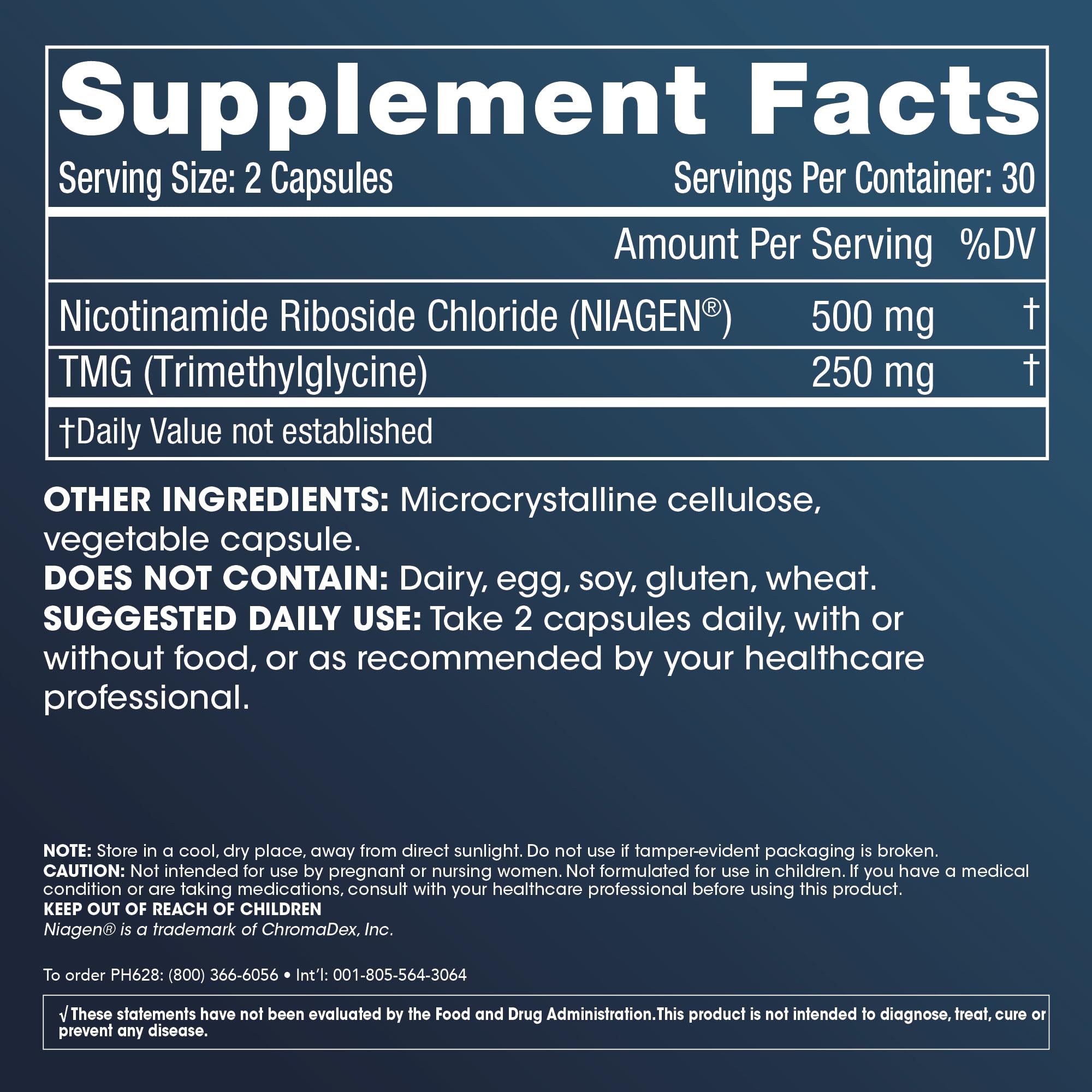 Foto 6 pulgar | Suplemento Prohealth Nicotinamide Riboside Pro 500 30 Porciones - Venta Internacional