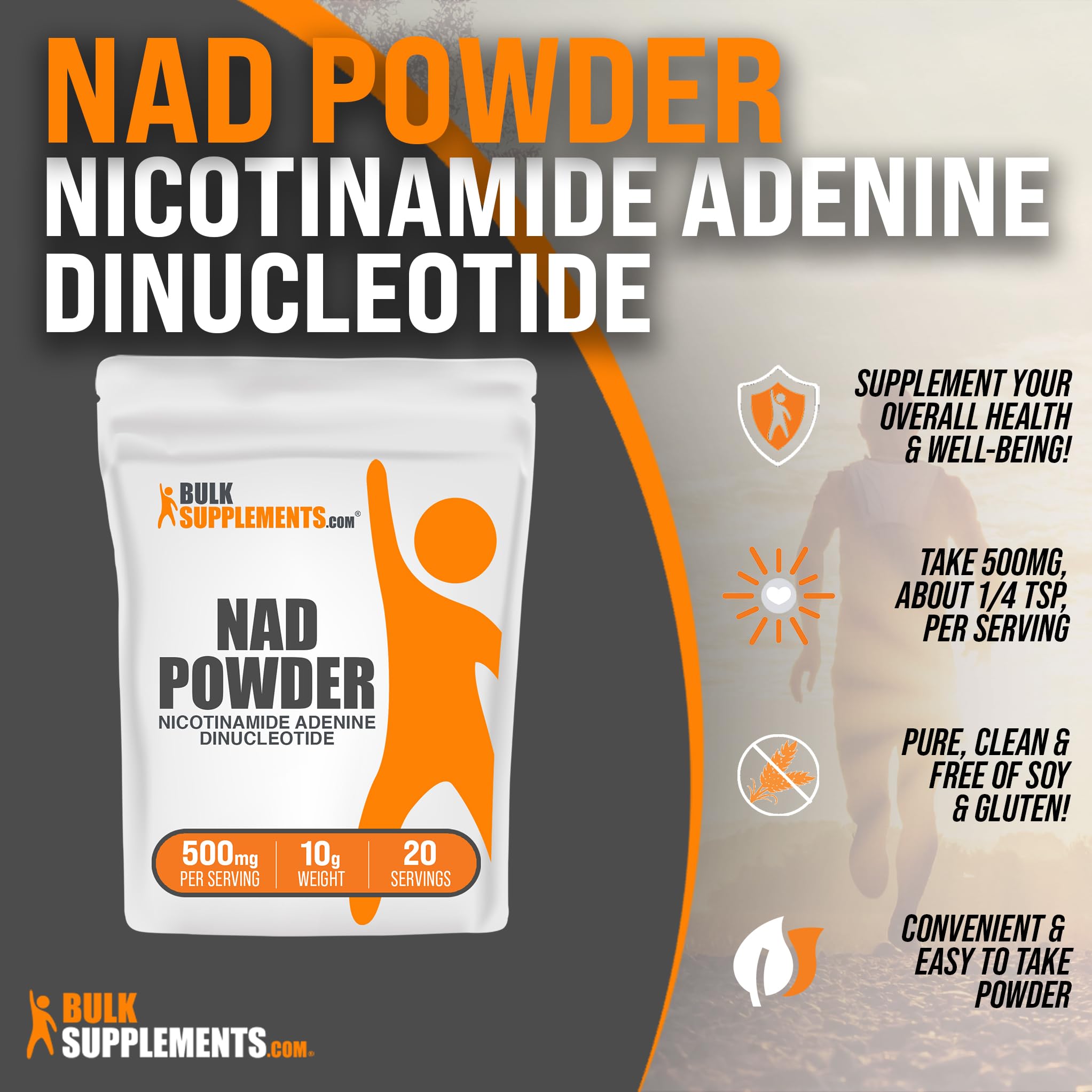 Foto 4 pulgar | Suplemento Bulksupplements.com Nad en Polvo 500 mg 10 g - Venta Internacional